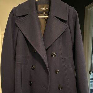 London Fog Navy Peacoat